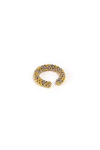 EARCUFF SENCILLO ORO PLATINO
