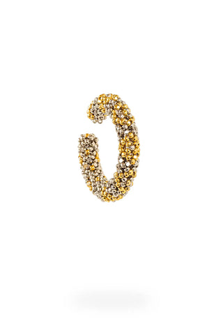EARCUFF SENCILLO ORO PLATINO