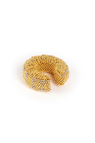 EARCUFF GRANDE SENCILLO ORO PLATINO