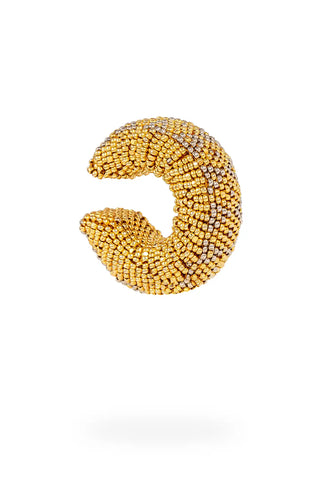 EARCUFF GRANDE SENCILLO ORO PLATINO
