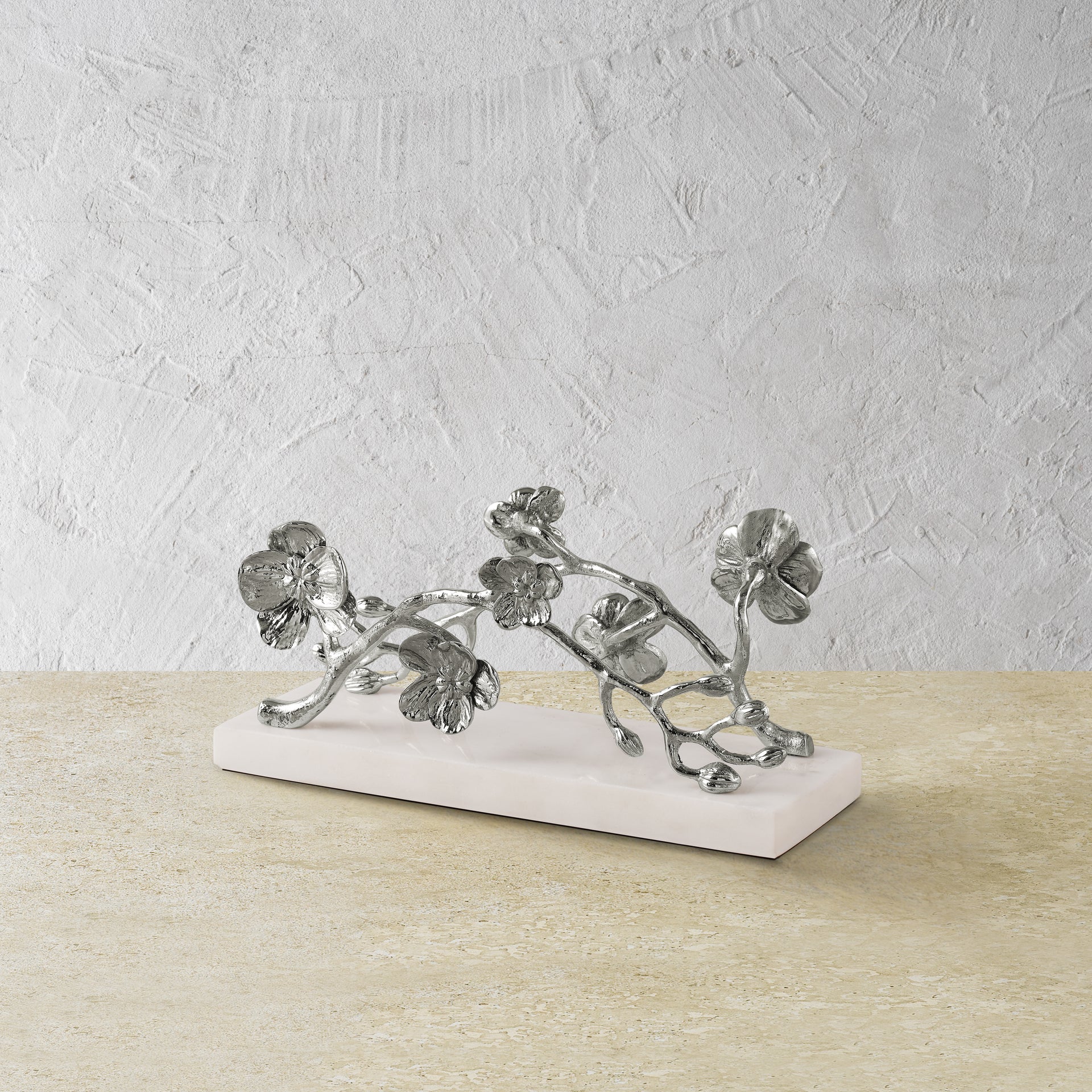 White Orchid Vertical Napkin Holder