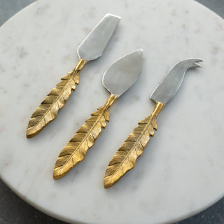 Brass Handle Cheese S/3