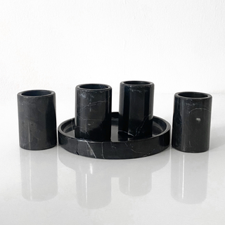 Set 4 tequileros negro