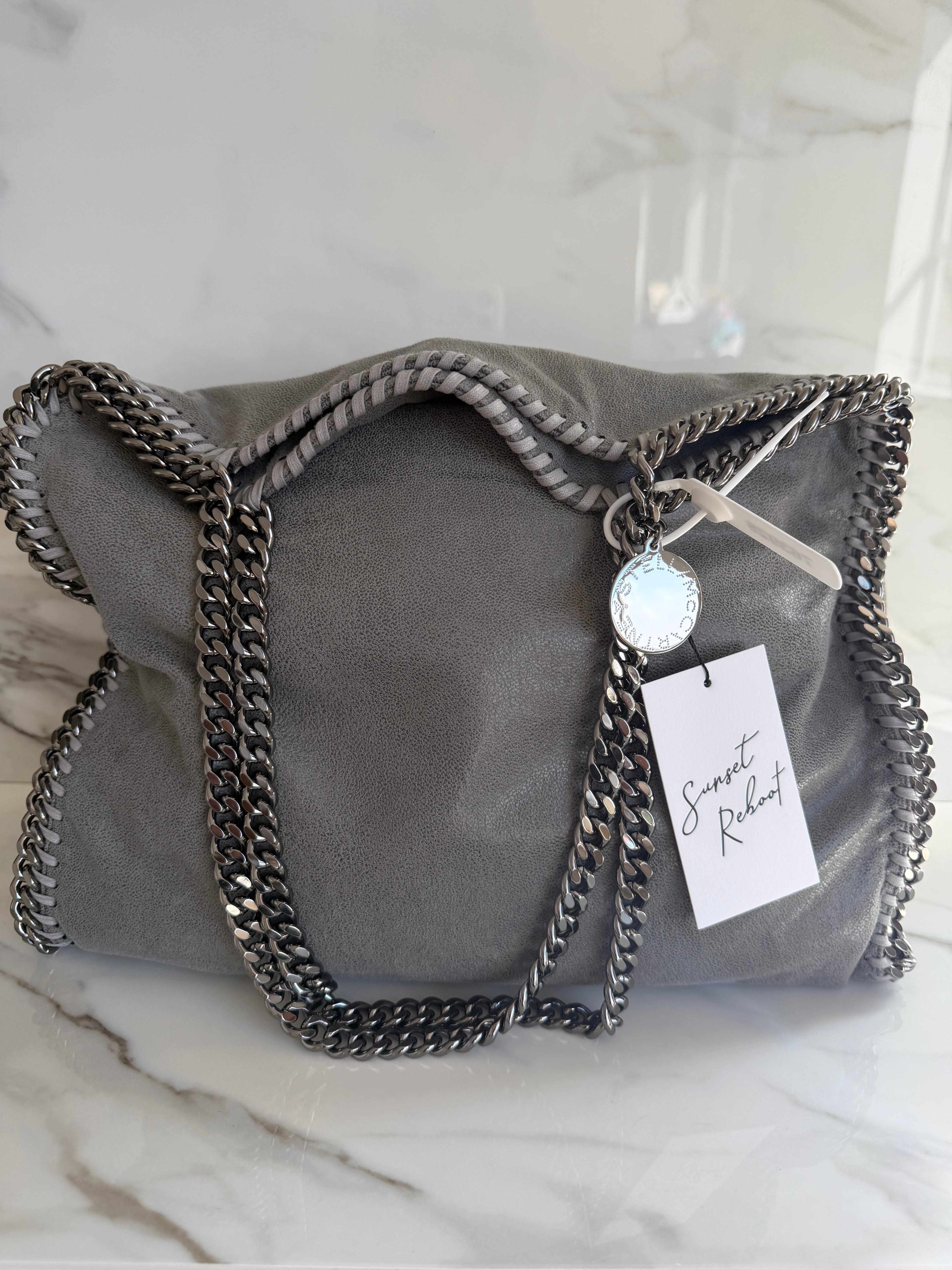 CLASSIC SMALL FALABELLA IN GREY