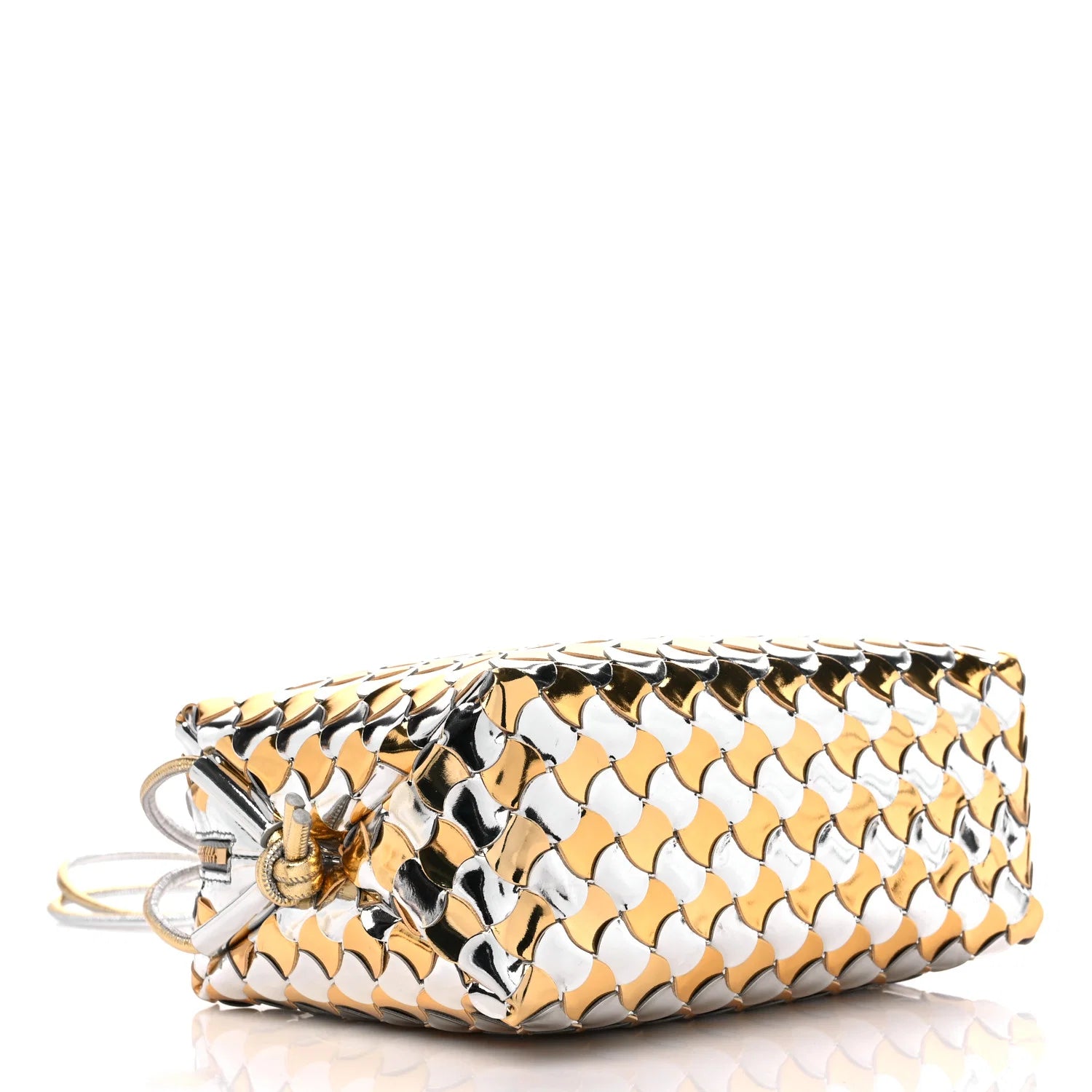 Small Silver/Gold Camera Loop Bag