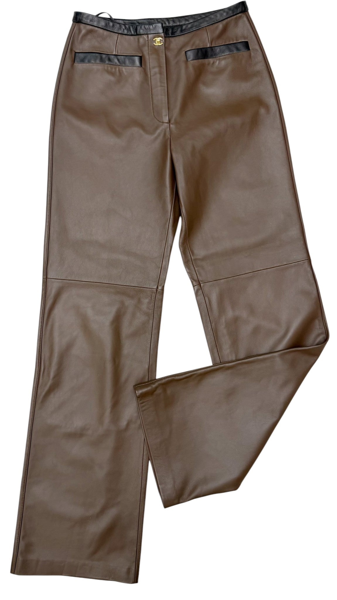Pantalon de Piel Chanel-M
