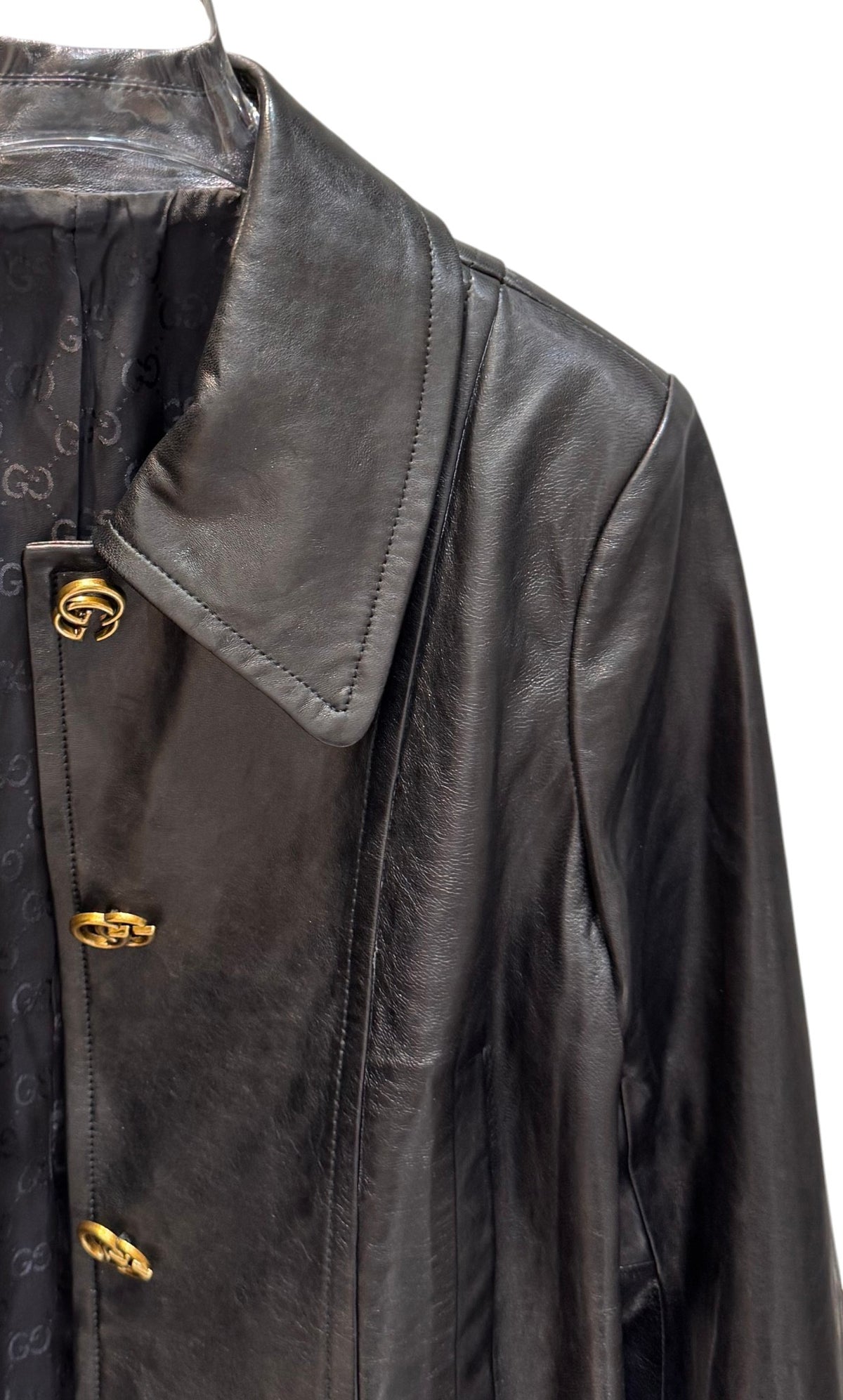 Chamarra de Piel Gucci-L