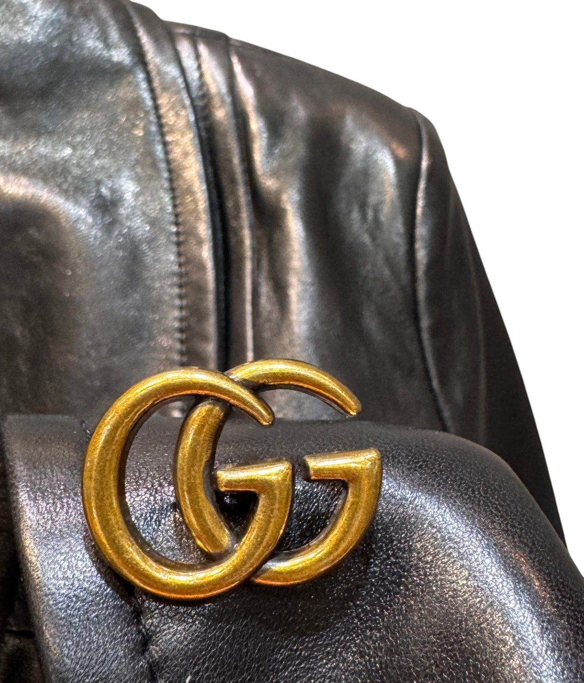 Chamarra de Piel Gucci-L