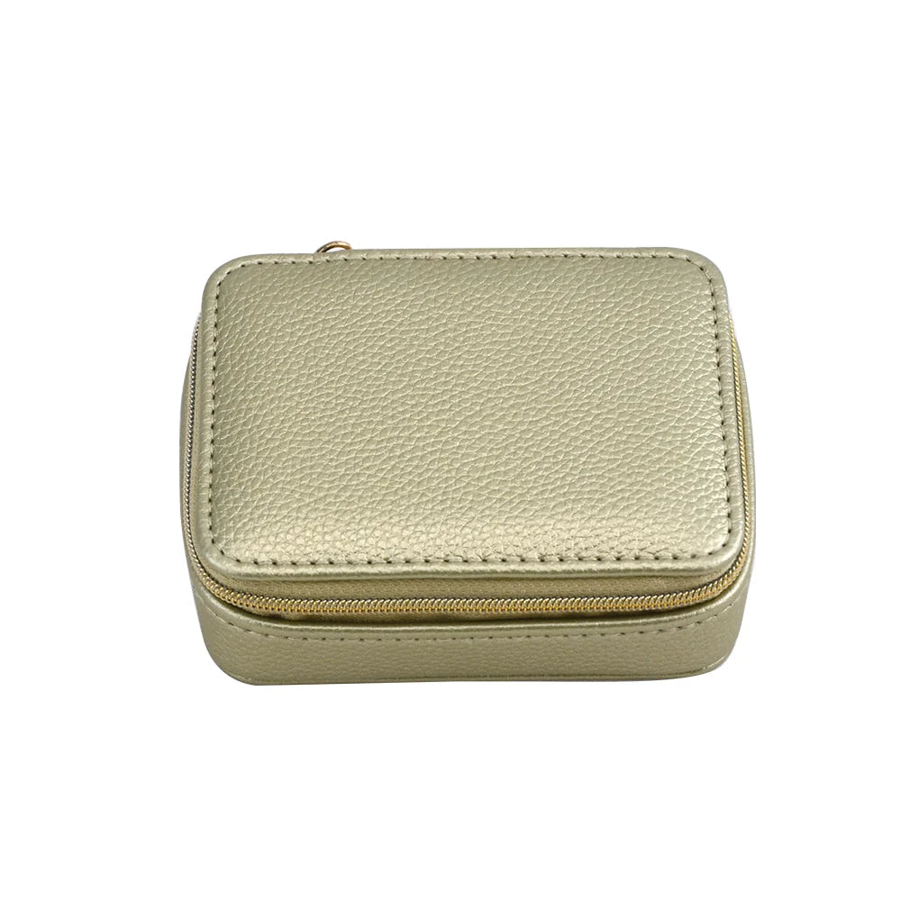Leah Travel Pill Box (Gold)