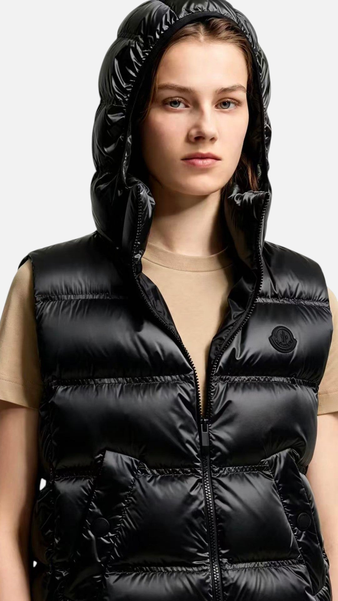 Chaleco Hoodie Ligero Moncler-L