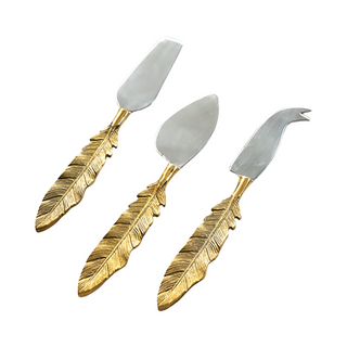 Brass Handle Cheese S/3