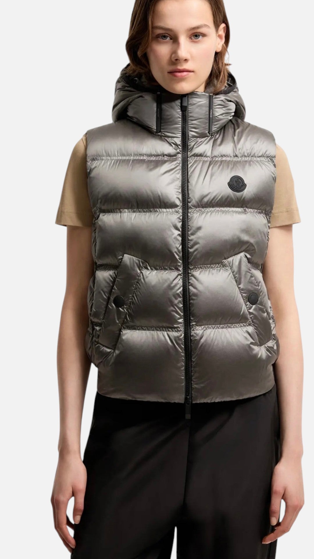 Chaleco Hoodie Ligero Moncler-S