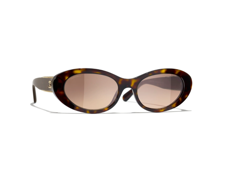 Chanel Oval Sunglasses