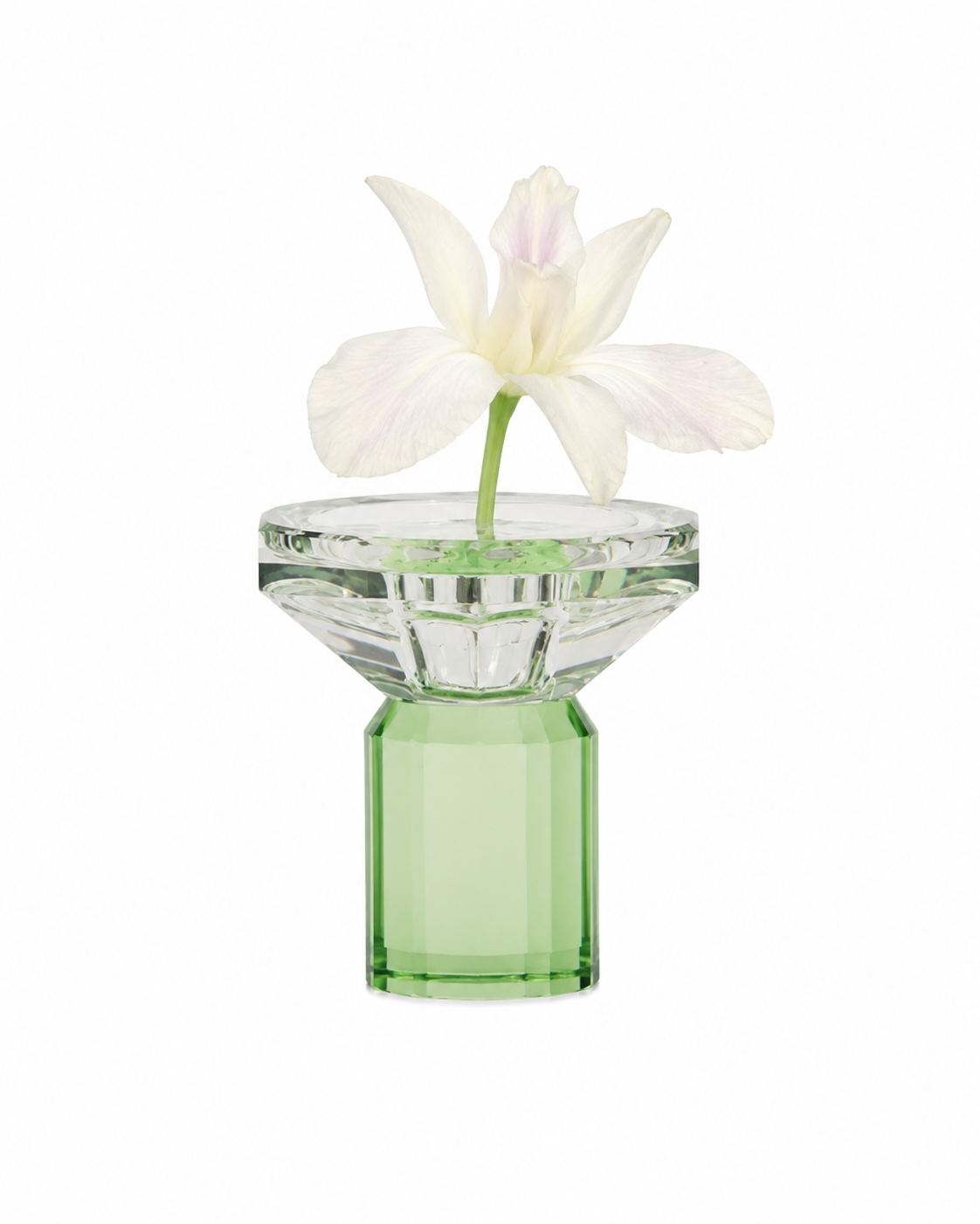 CANDELABRO CRISTAL CORTADO (CRISTAL/MENTA)