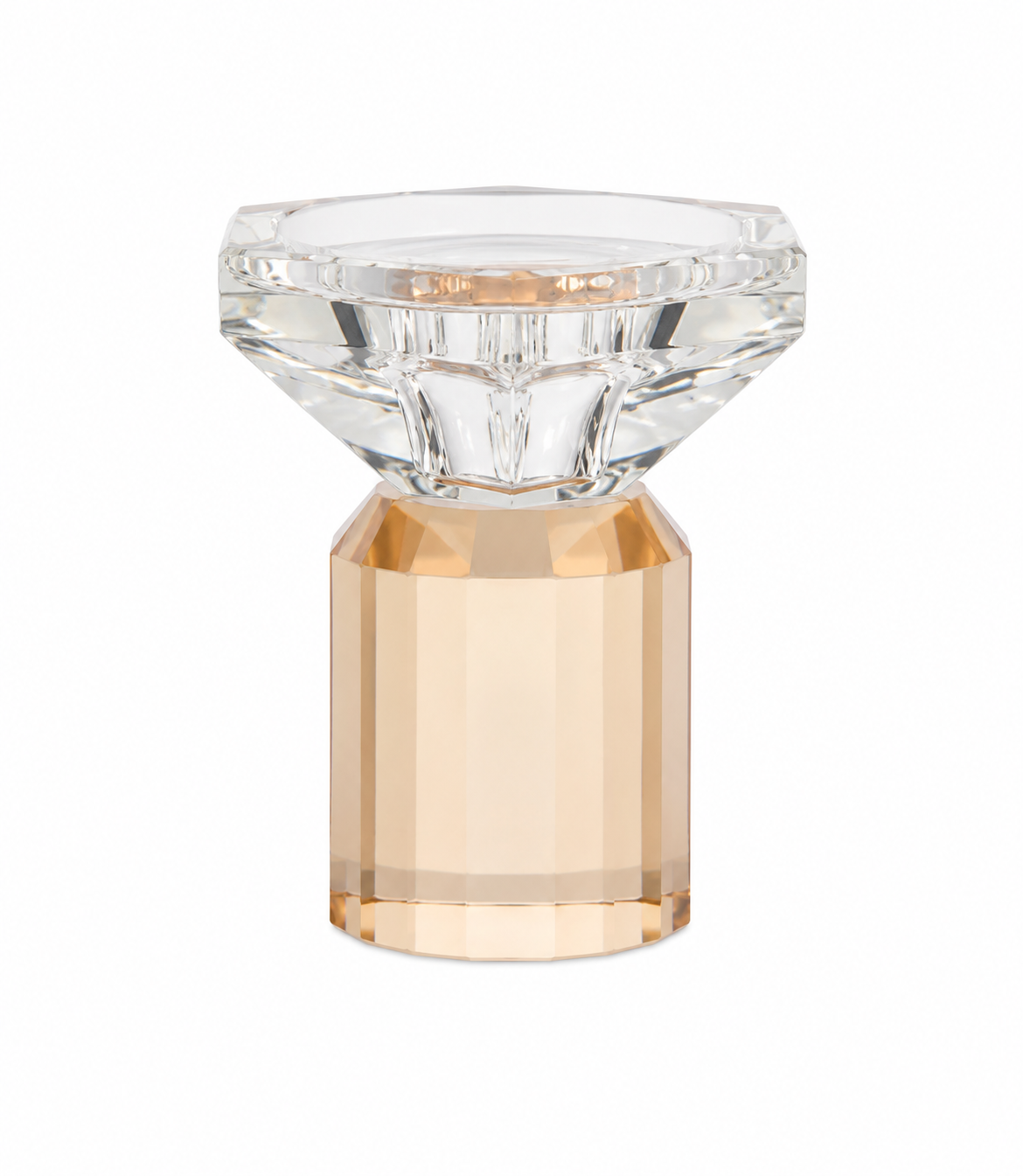 CANDELABRO CRISTAL CORTADO (CRISTAL/CHAMPAGNE)