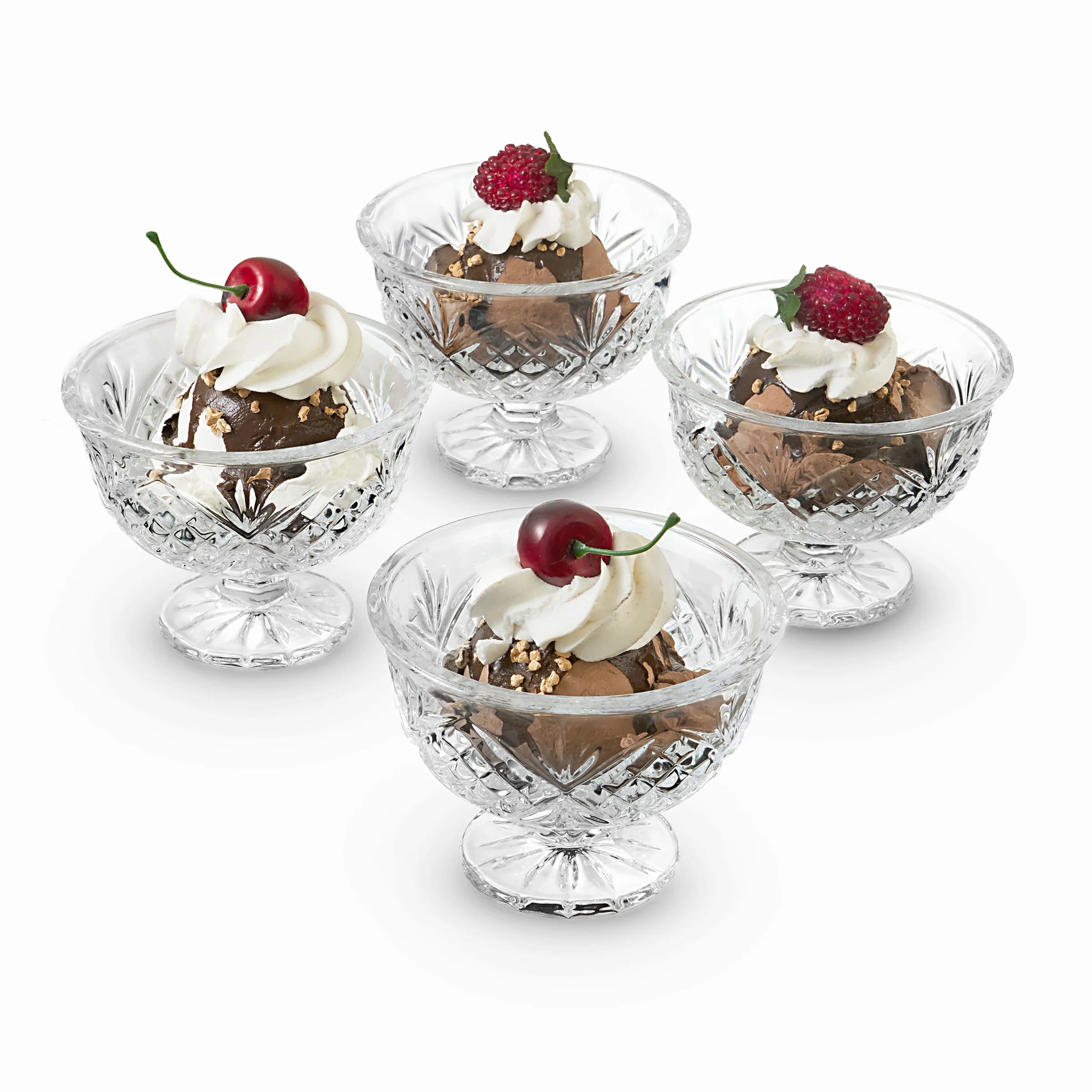 Dublin Crystal 5 Piece Dessert Set