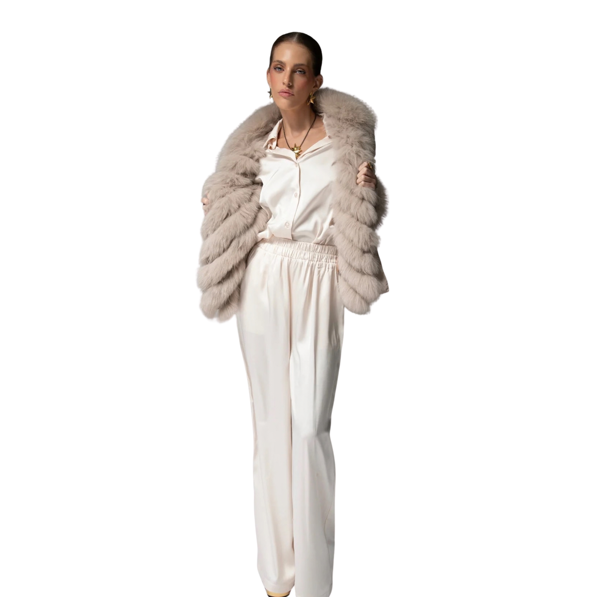 EMILY BEIGE REVERSIBLE JACKET