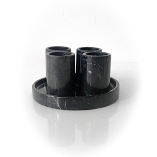 Set 4 tequileros negro