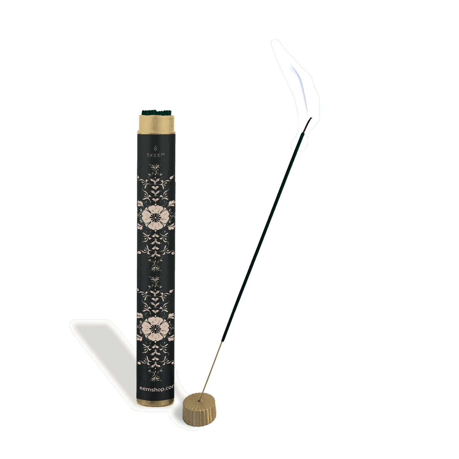 Sweet Balsam Gilded Incense with Brass Holder