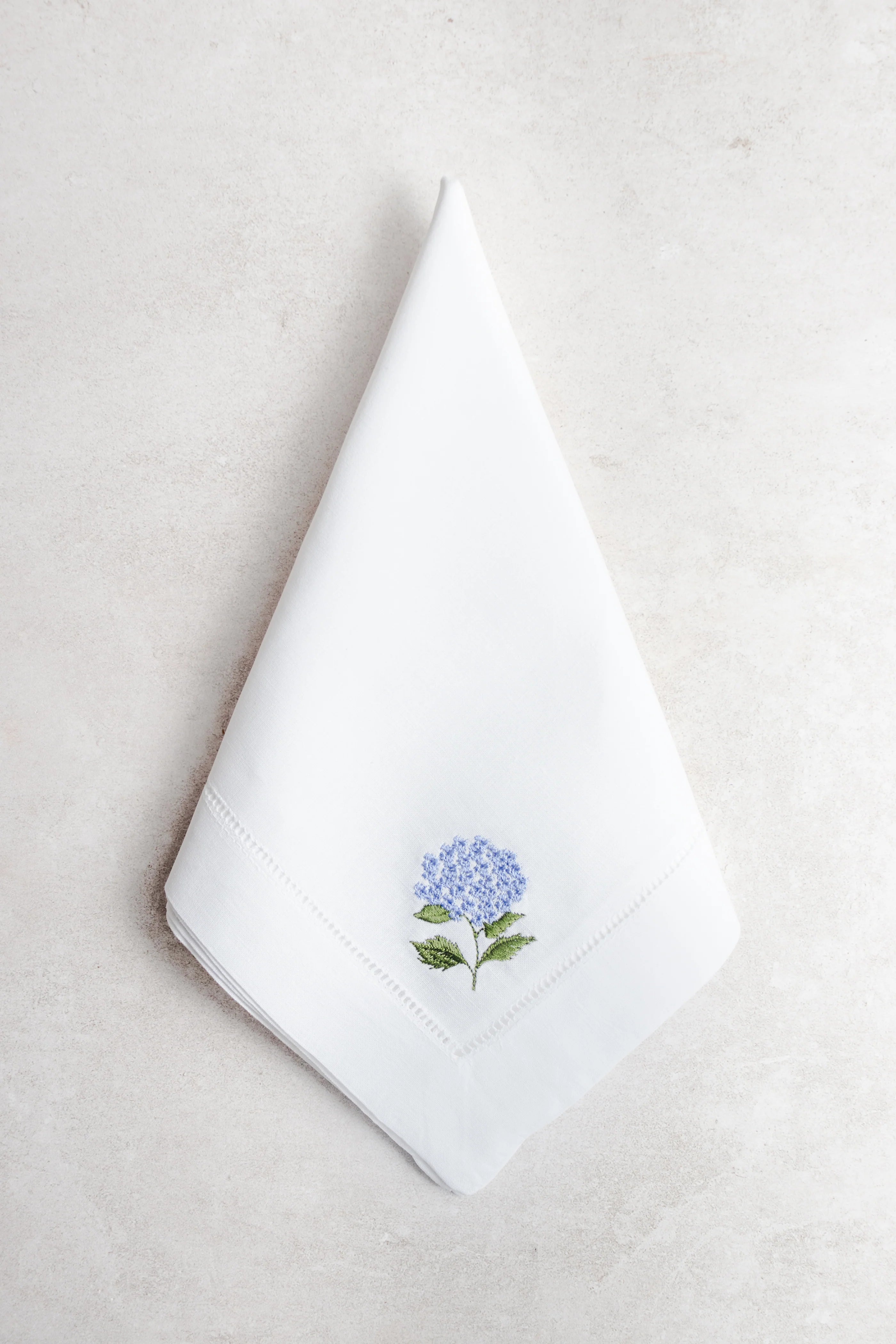 Servilleta de Lino con Hortensia