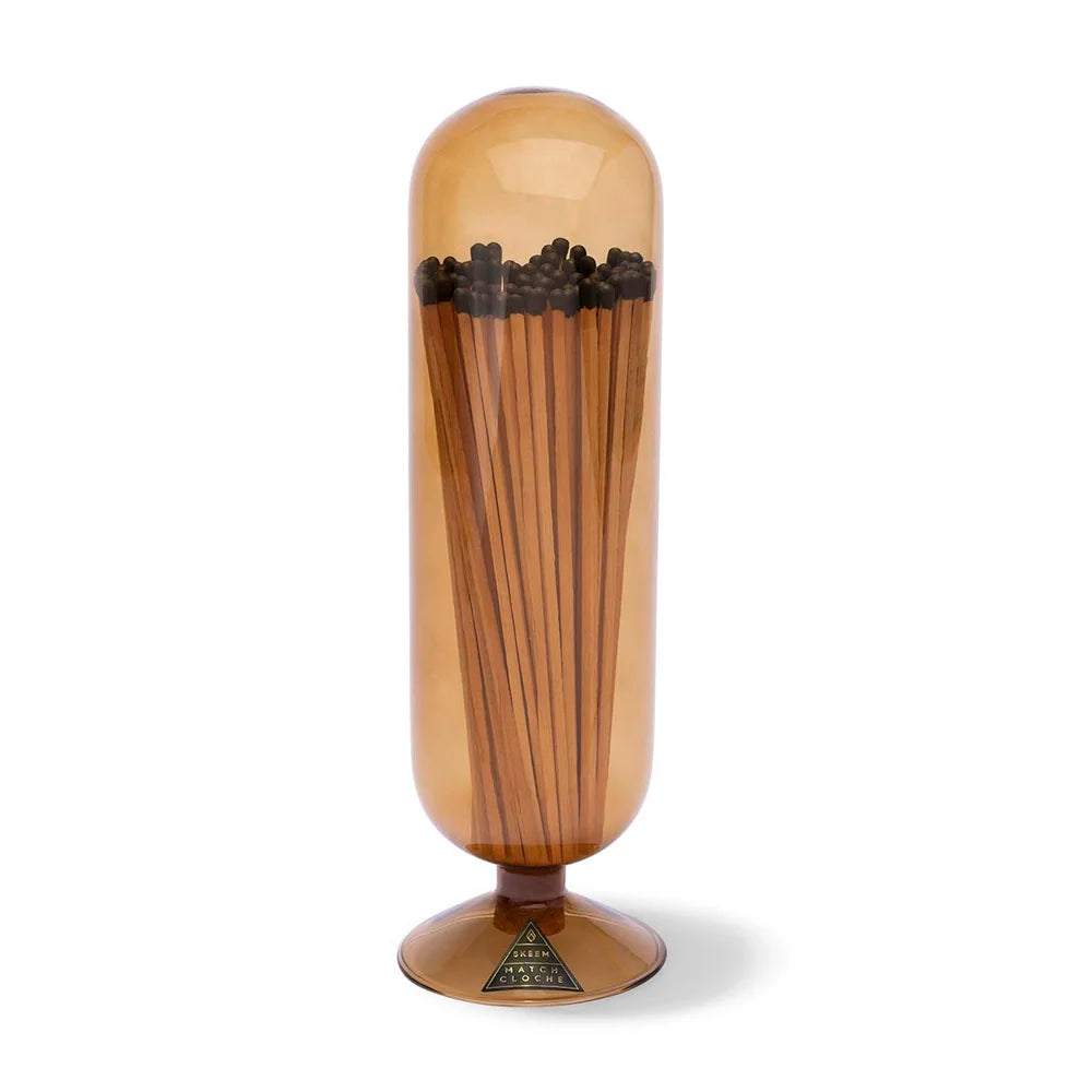 Amber Fireplace Match Cloche