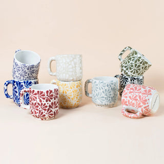 Taza vajilla de pluma Vino