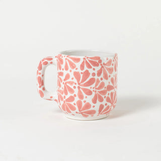 Taza vajilla de pluma Rosa