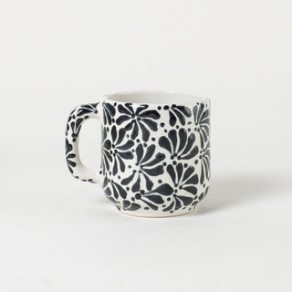 Taza vajilla de pluma Negra