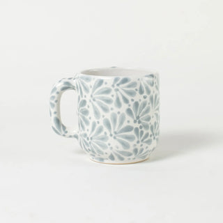 Taza vajilla de pluma Gris