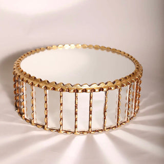 Base Espejo Oro - 35cm