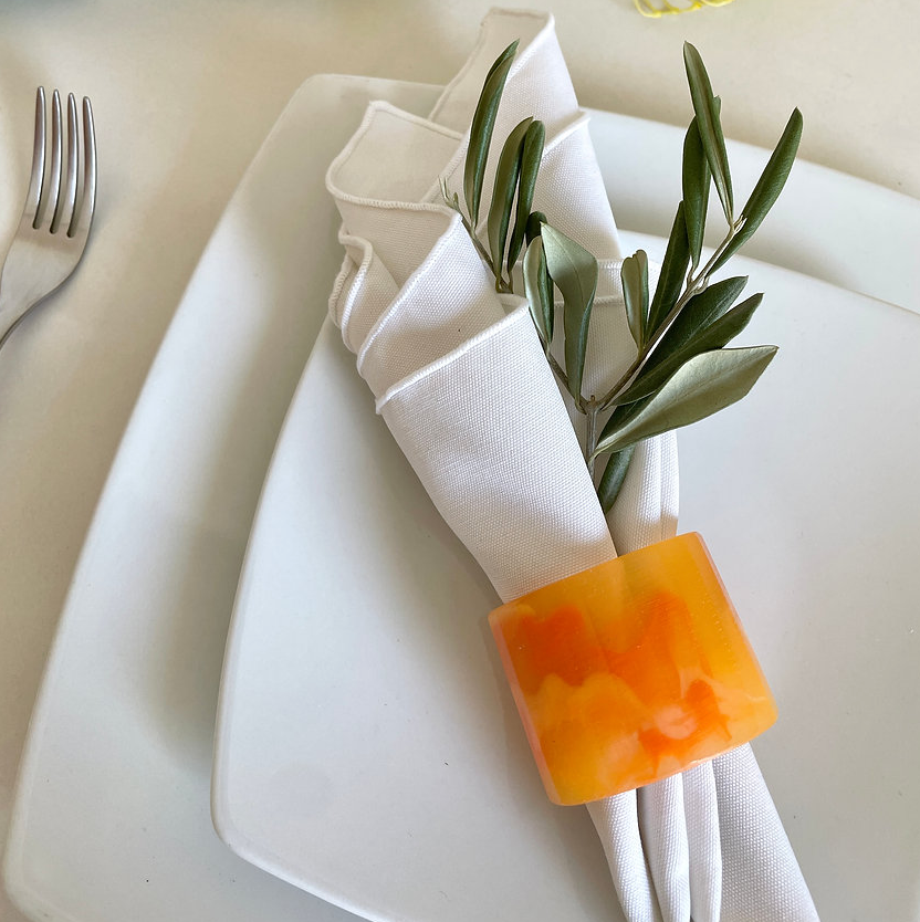 Servilleteros: Papaya