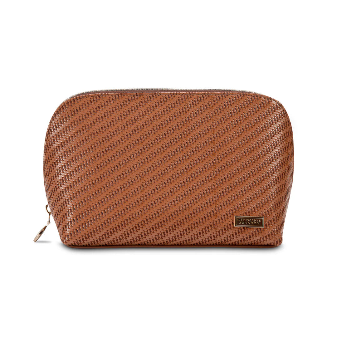 Rosewood Cognac - Lola Makeup Bag