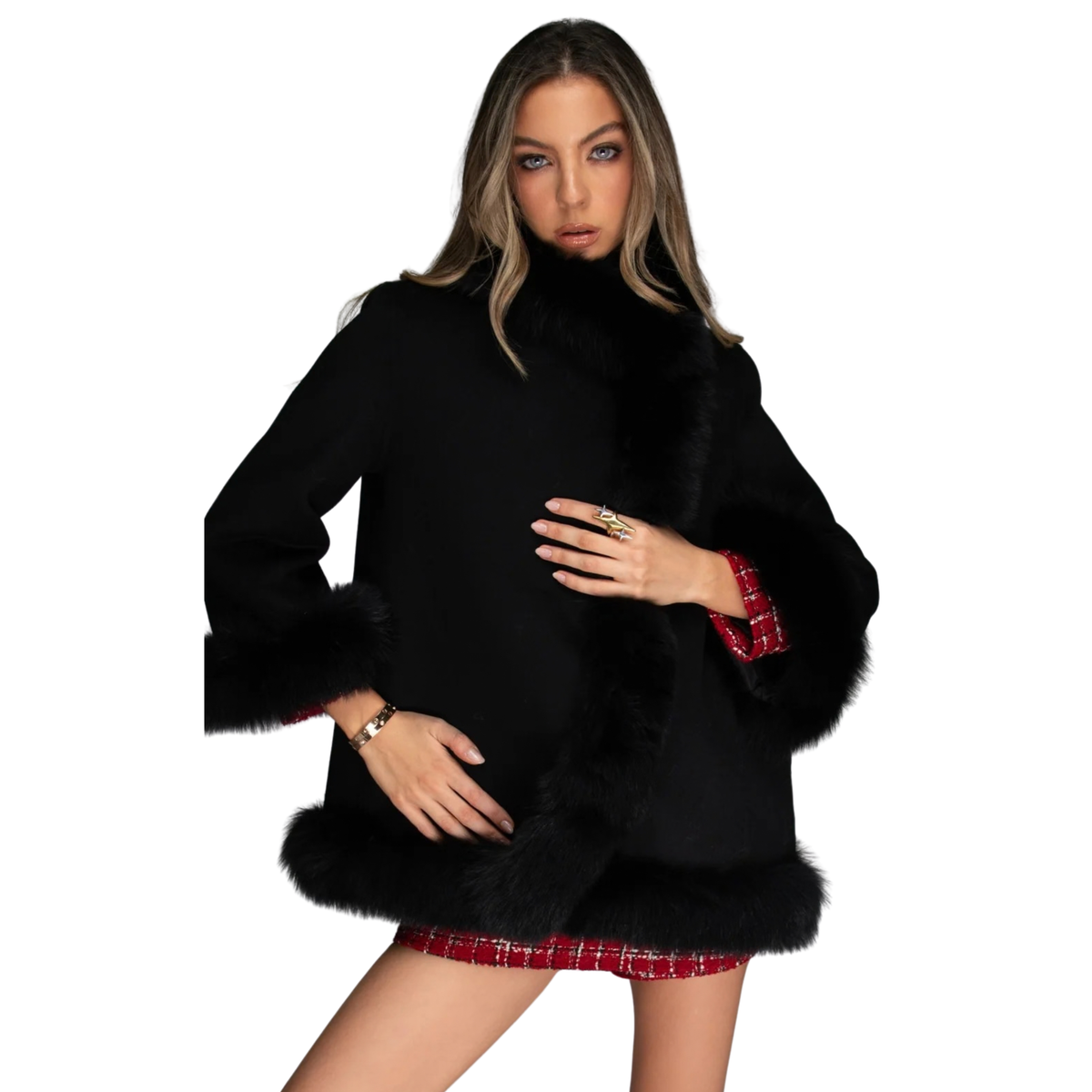 Sophia Cape Black
