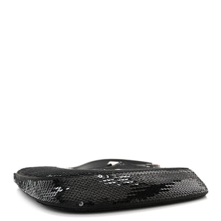 PAILLETES SEQUIN CLEO LOGO SHOULDER BAG