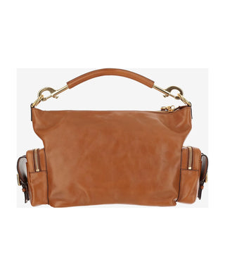 LARGE CAMERA BAG IN SHINY LEATHER
