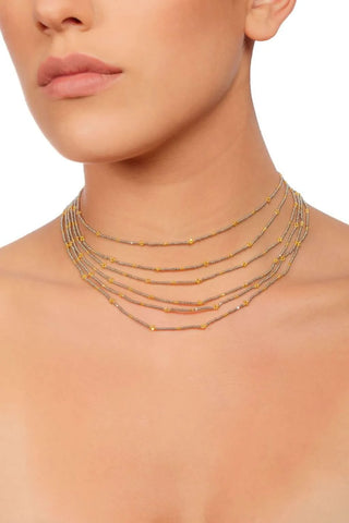 GARGANTILLA CAPAS ORO PLATINO