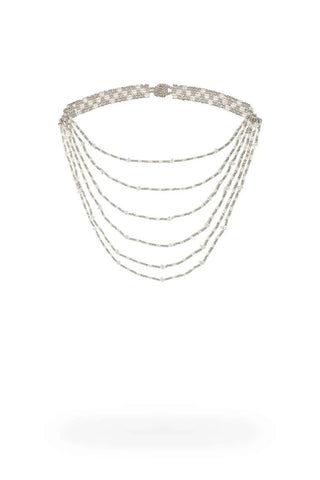 GARGANTILLA CAPAS PLATA PLATINO