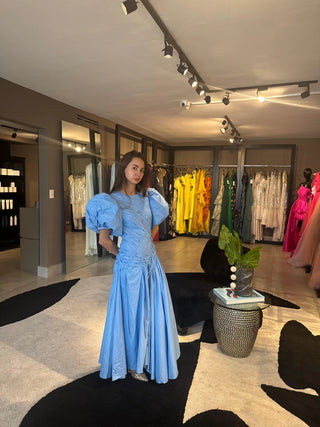 Baby Blue Puffy Sleeves