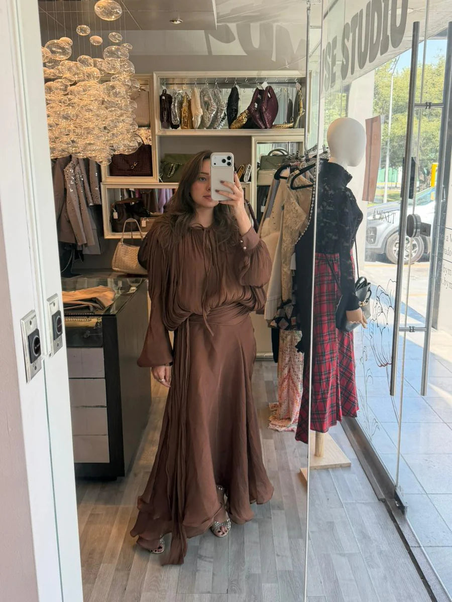Vestido Café