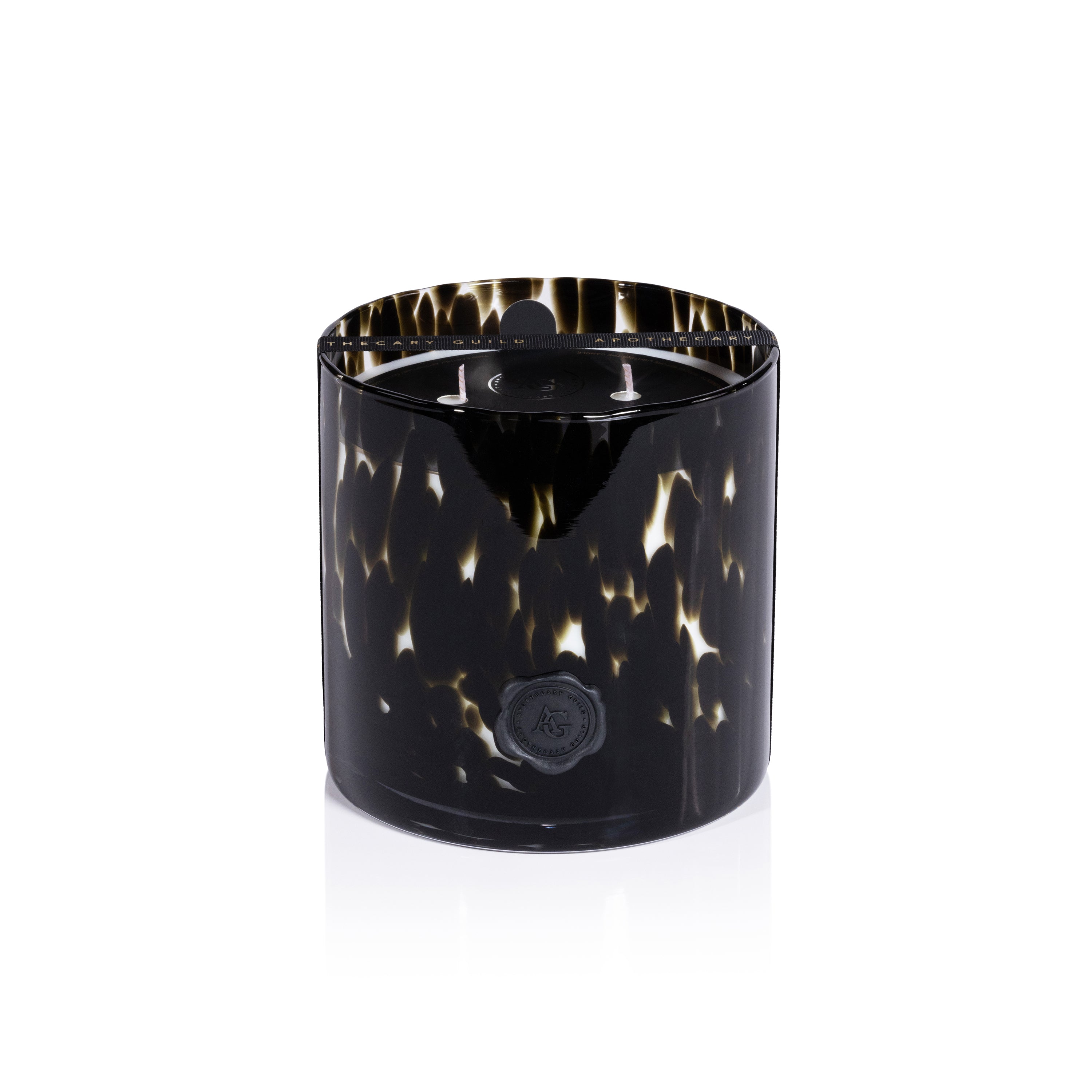Apothecary Guild Opal Glass 3 Wick Candle Jar - Black Fig