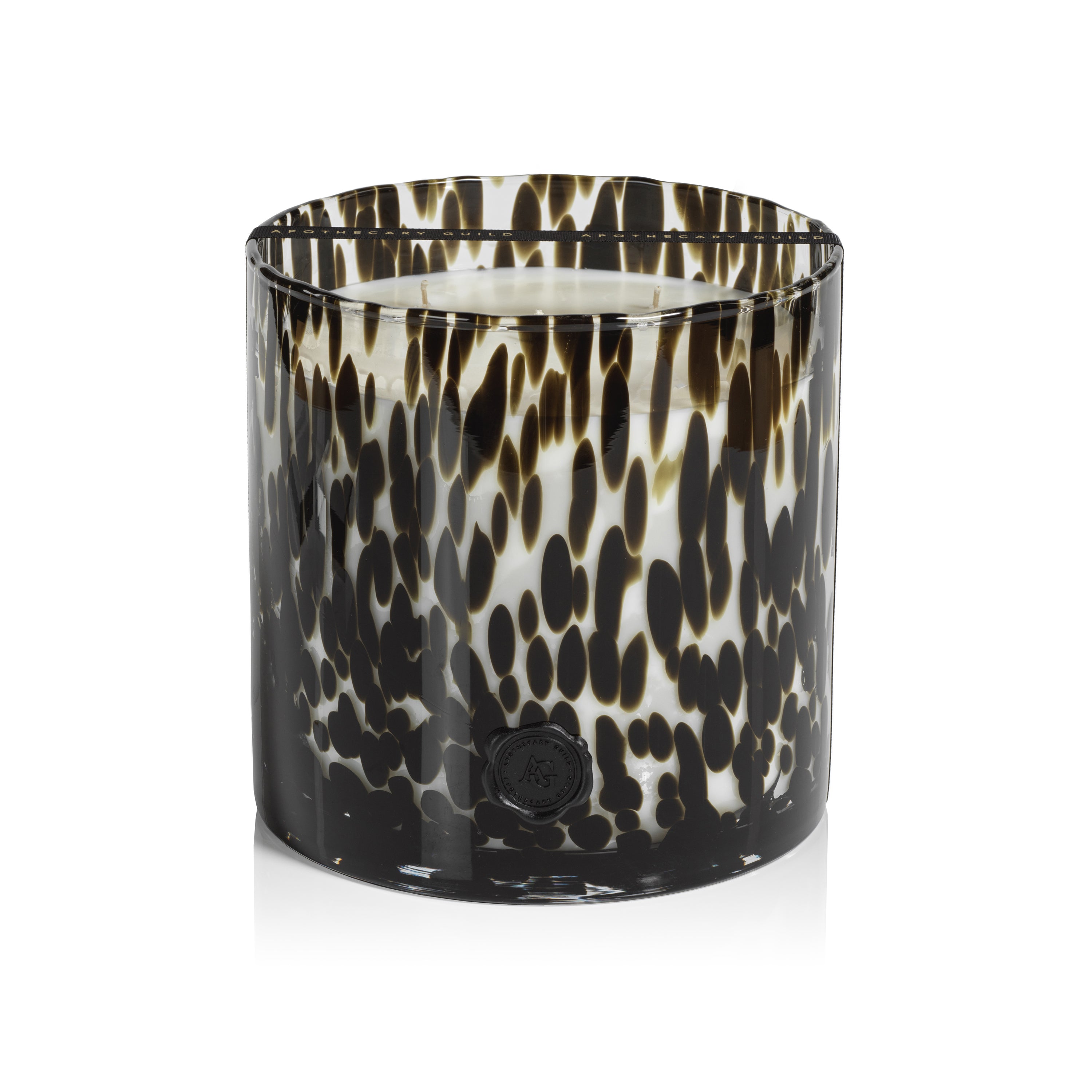 Apothecary Guild Opal Glass 5 Wick Candle Jar - Black Fig