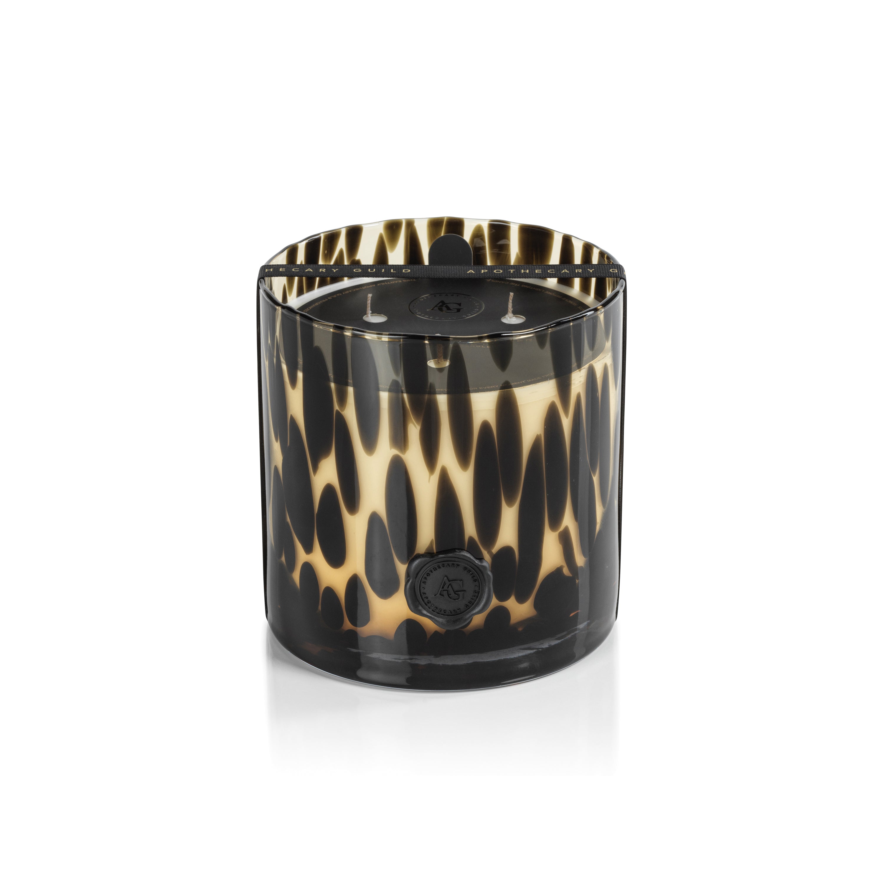 Apothecary Guild Opal Glass 3 Wick Candle Jar - Cedar Leaf