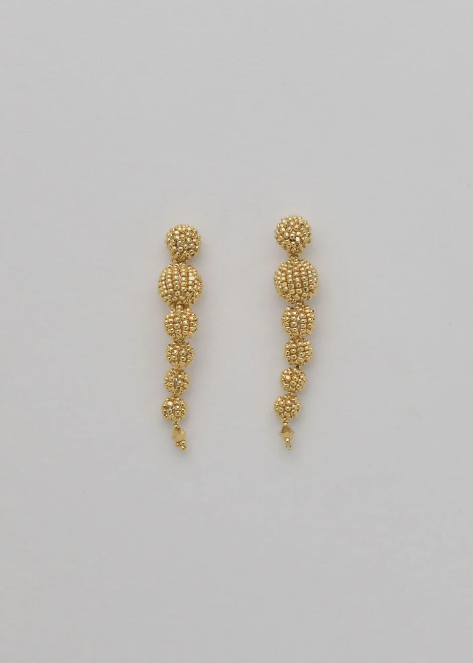 ARETES CASCABEL SERPIENTE ORO