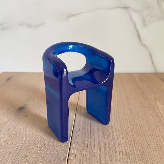 Silla Lena: azul