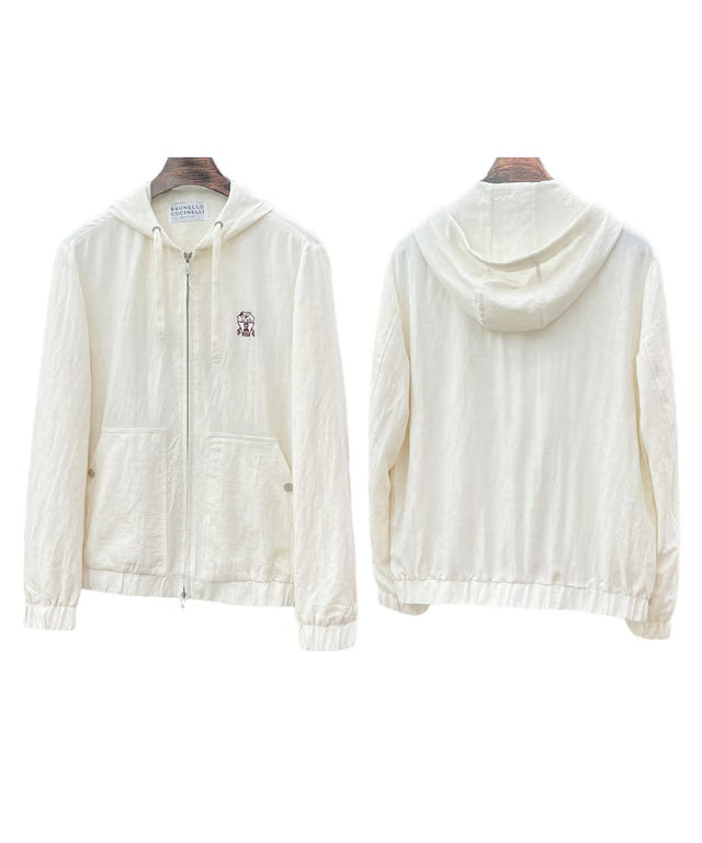 Chamarra Ligera Hoodie Brunello Cucinelli -XL