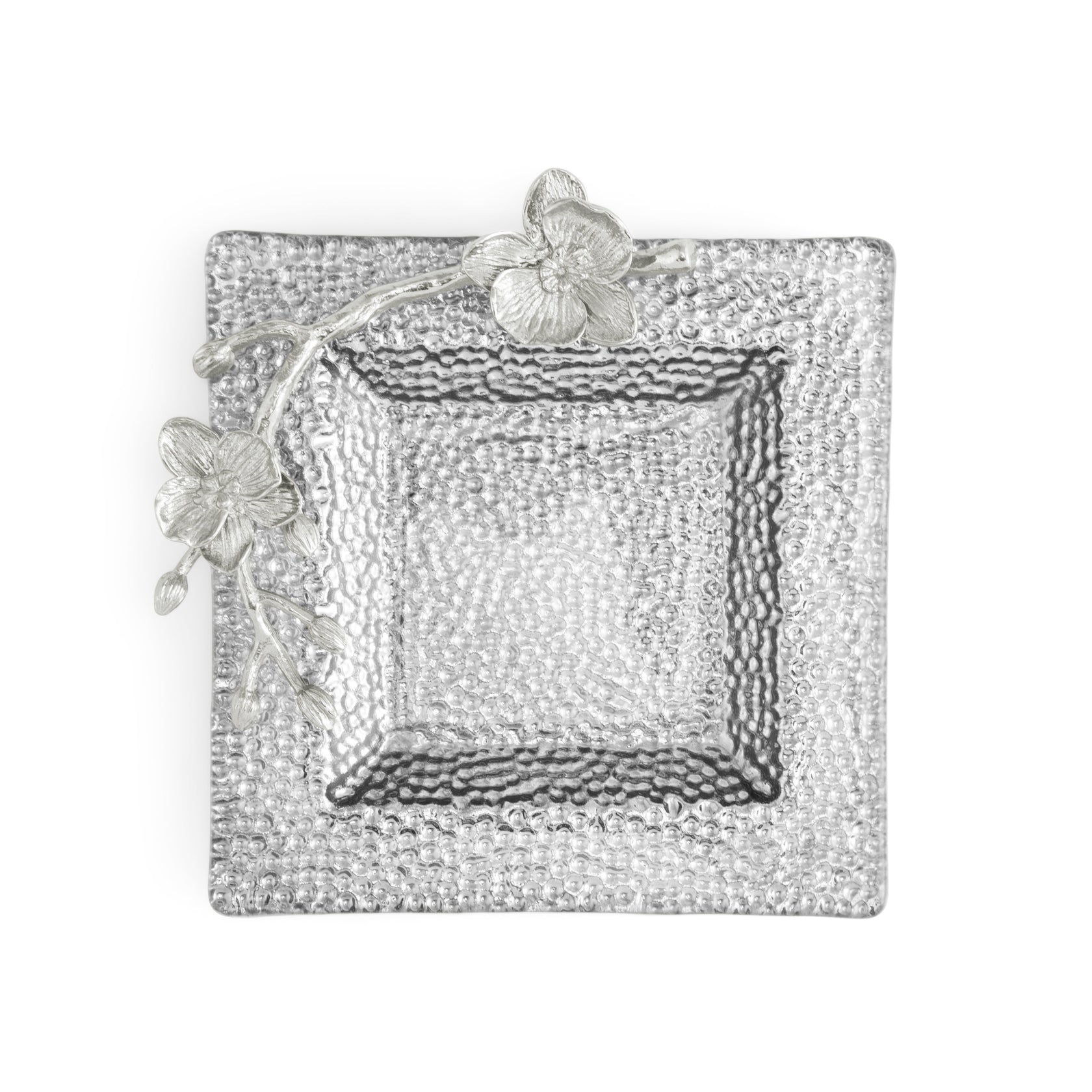 White Orchid Snack Dish
