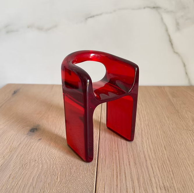 Silla Lena: rojo