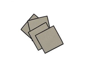 PORTA VASO INDIVIDUAL STONE-NEGRO