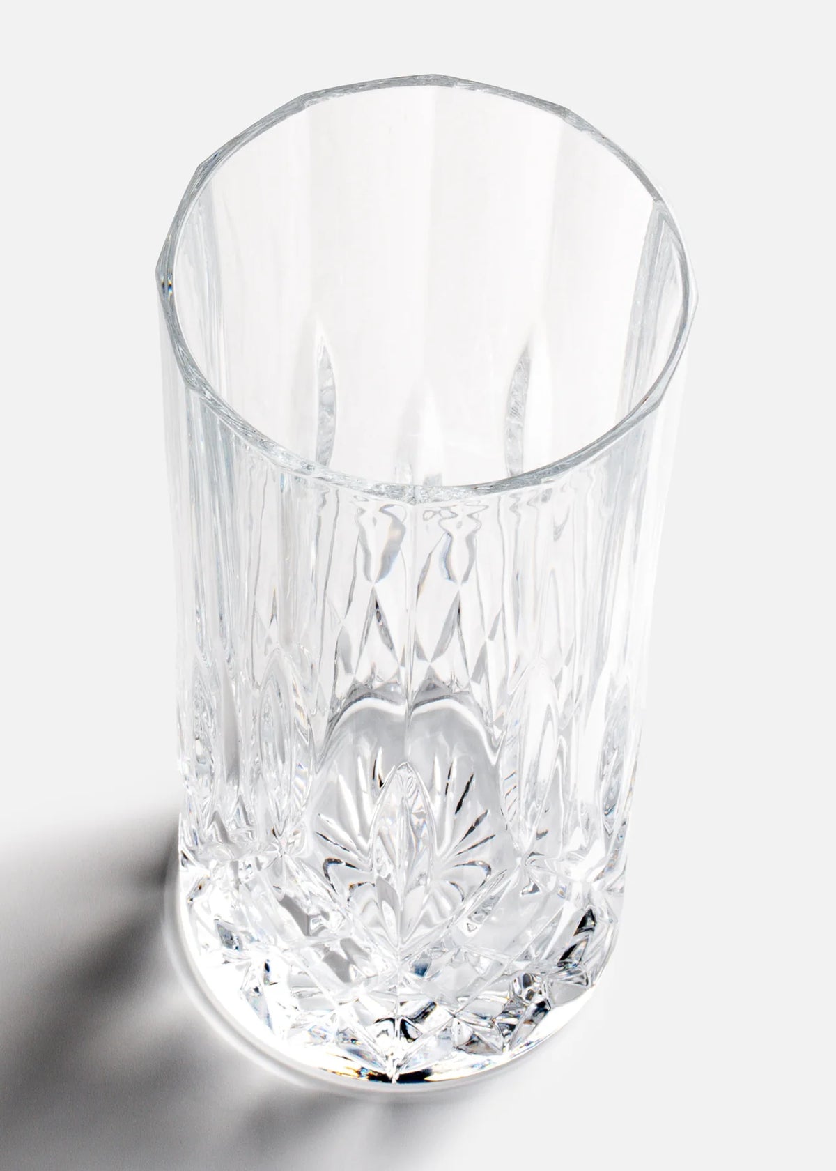 Vaso Cristal Cortado Alto