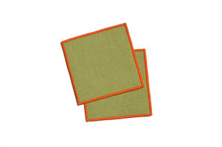 PORTA VASO INDIVIDUAL VERDE-NARANJA